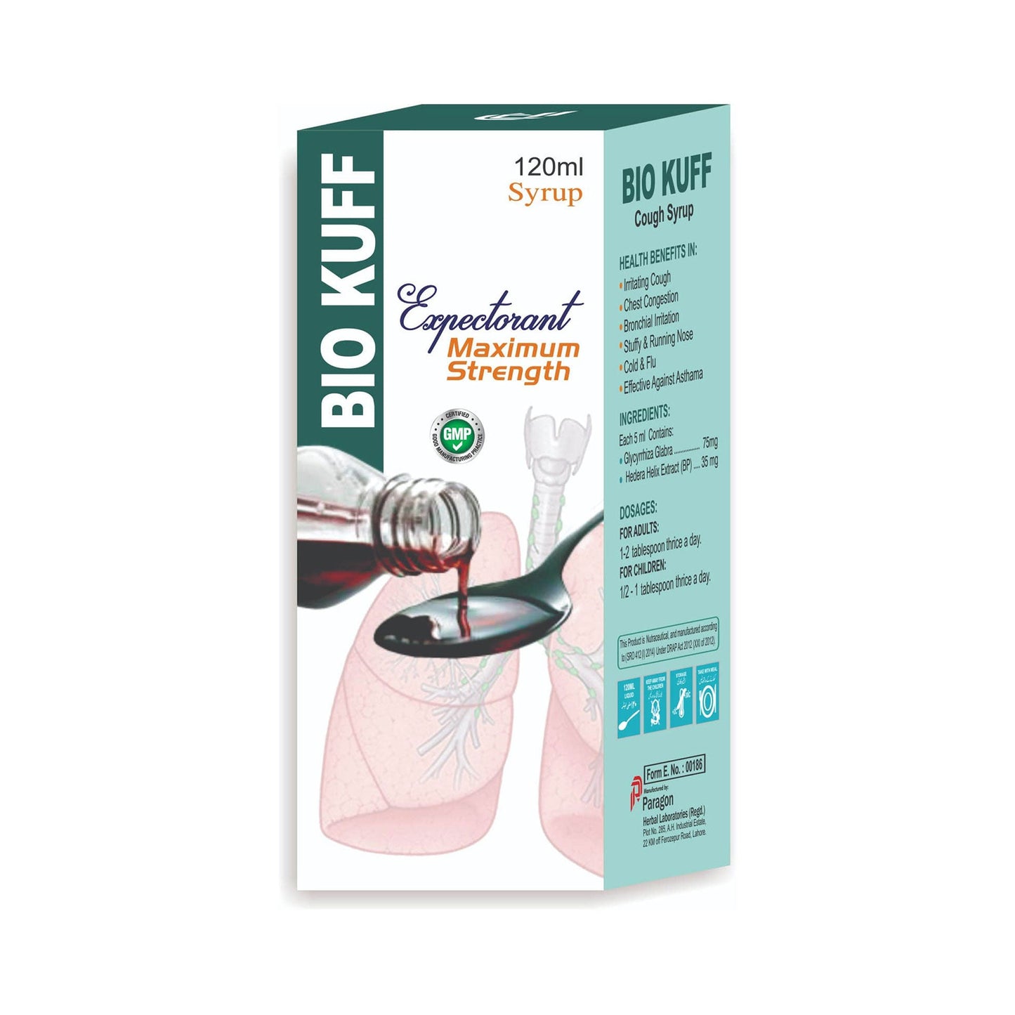 BIOKUFF Cough Syrup - Paragon Laboratories