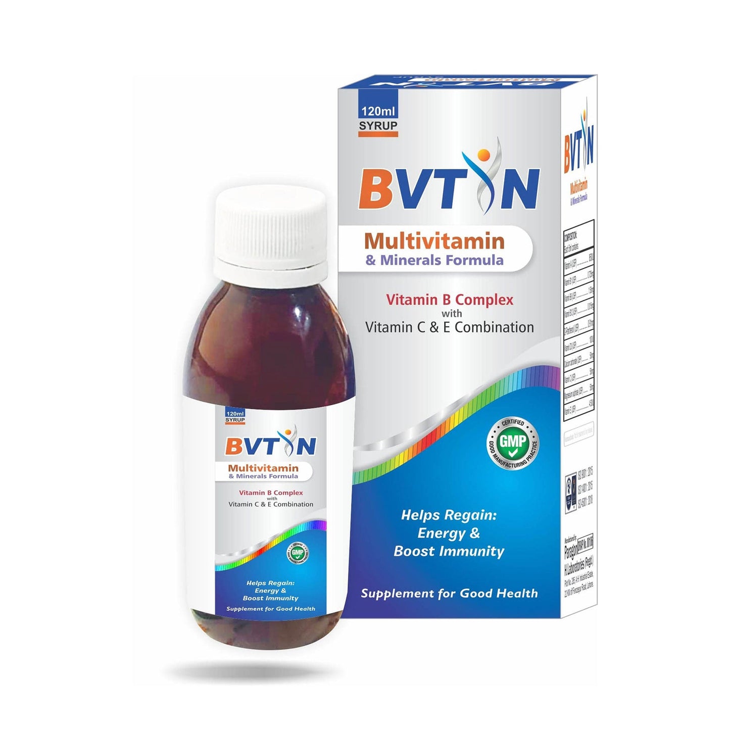Bvtin Multivitamin Syrup - Paragon Laboratories