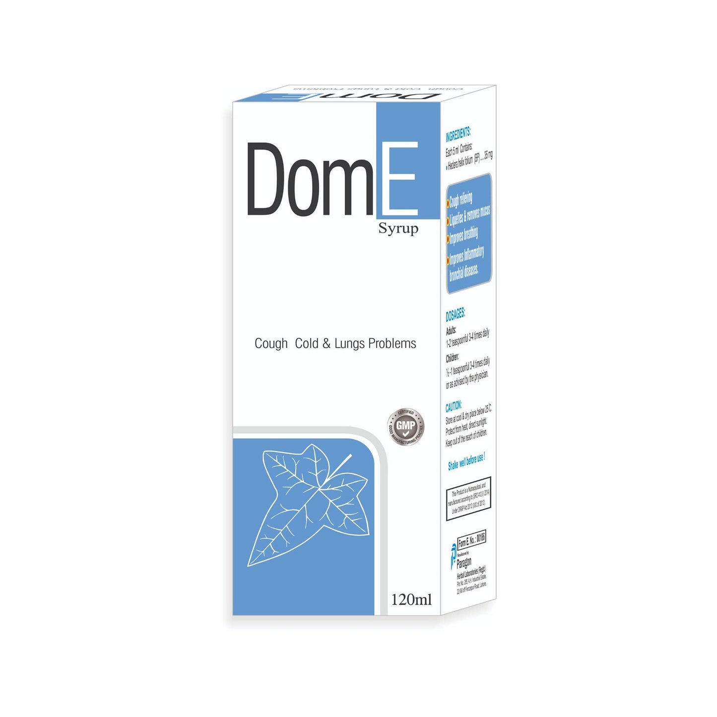 DOM - E Cough Syrup - Paragon Laboratories