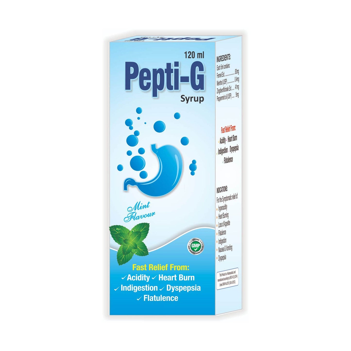 Pepti - G (Mint Antacid) - Paragon Laboratories