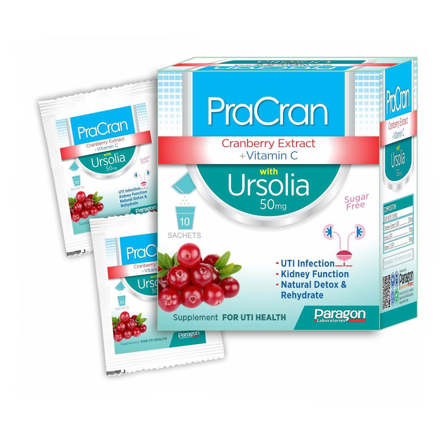 PRACRAN SACHET (Cranberry Sachet) - Paragon Laboratories