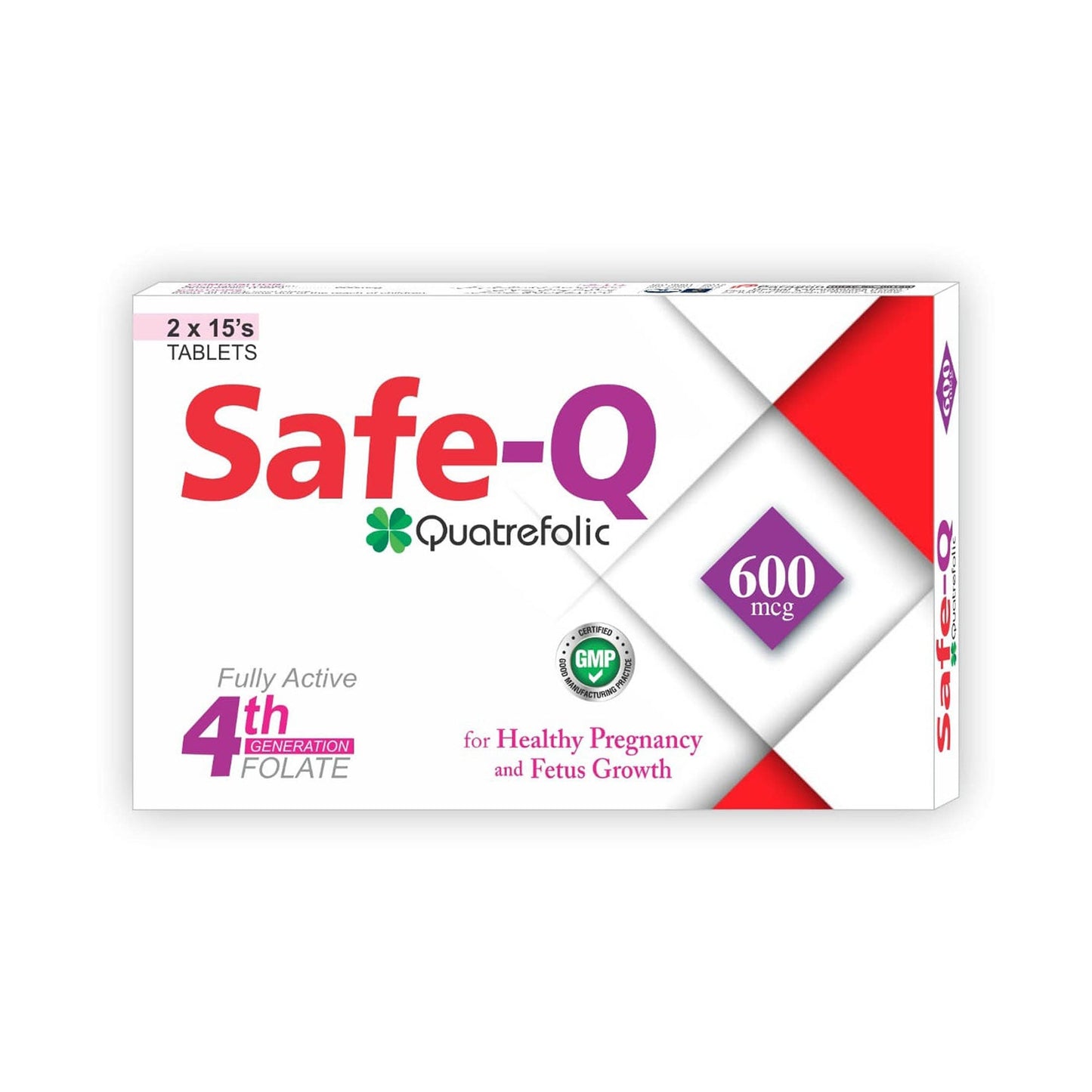Safe - Q Tab( Quatre folic) - Paragon Laboratories