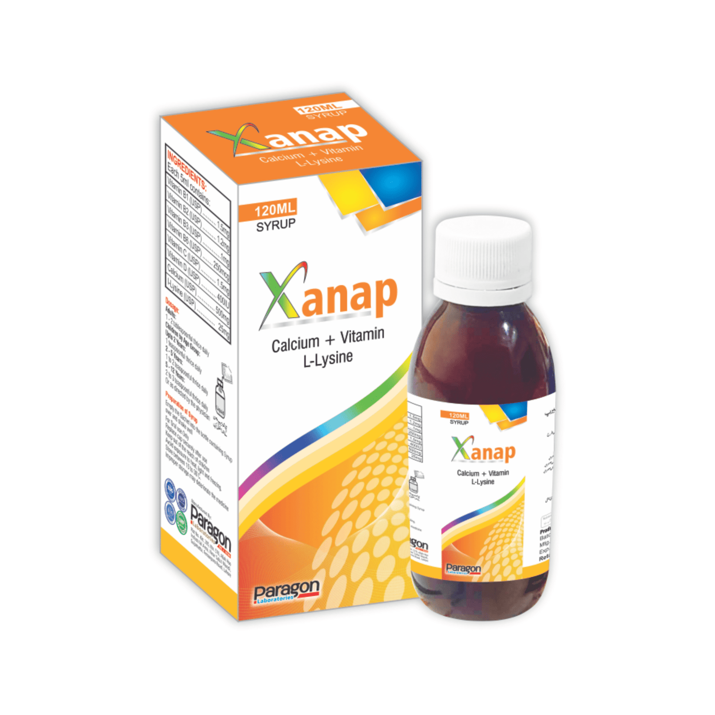 Xanap Syrup (L - Lysine) - Paragon Laboratories