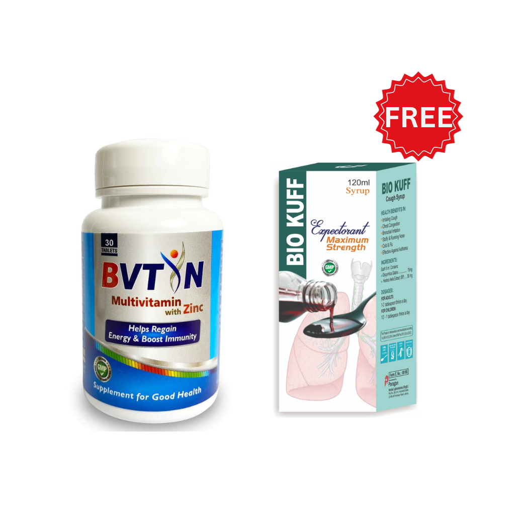 Bvtin Tablets + Biokuff Syrup
