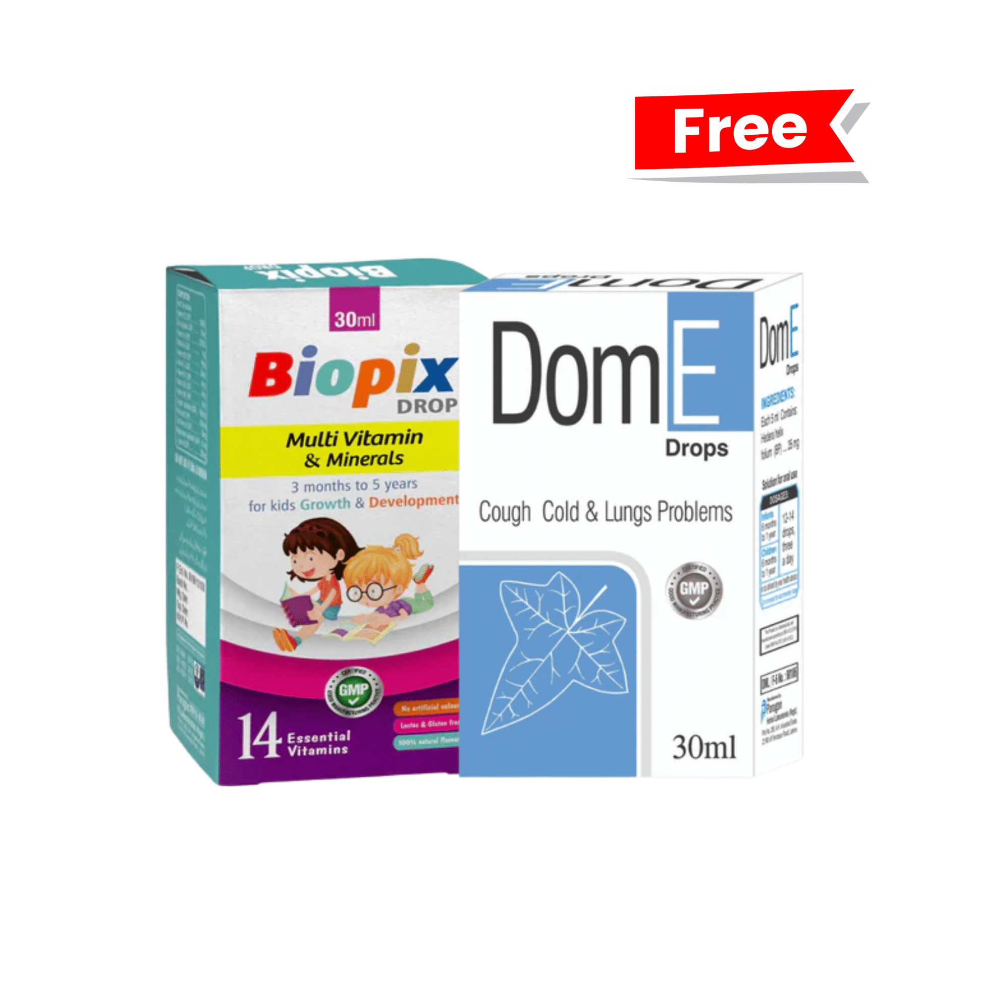 Biopix drops+ DOM - E drops - Paragon Laboratories
