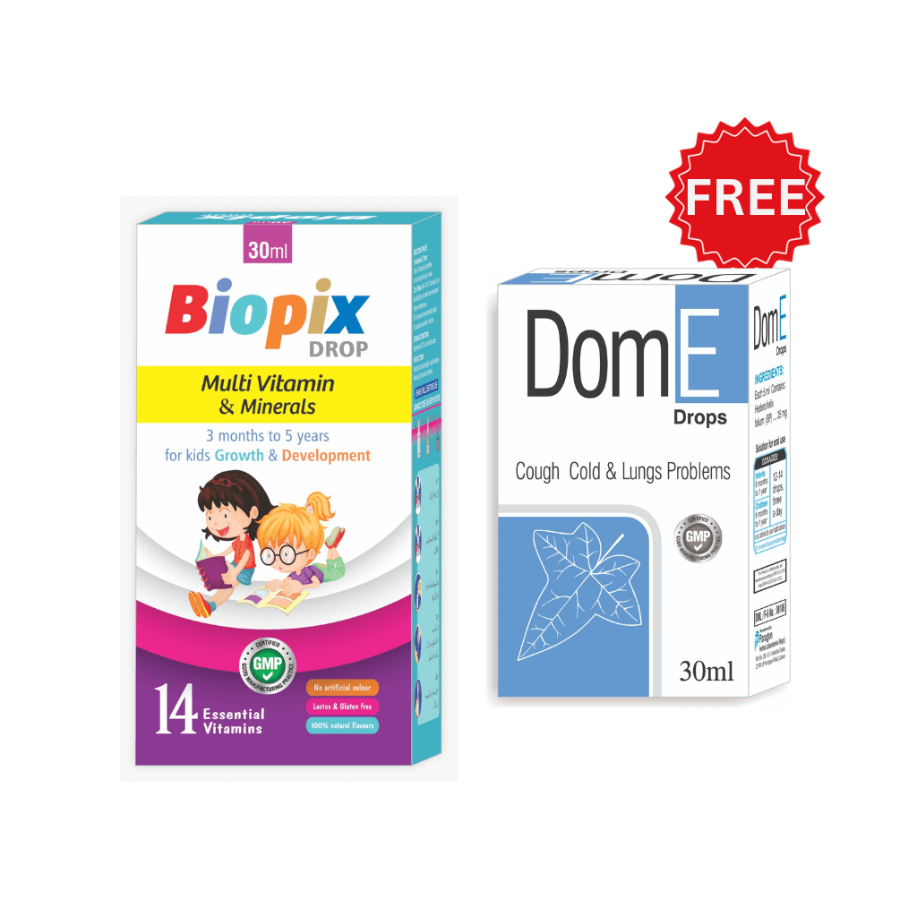 Biopix drops+ DOM - E drops - Paragon Laboratories