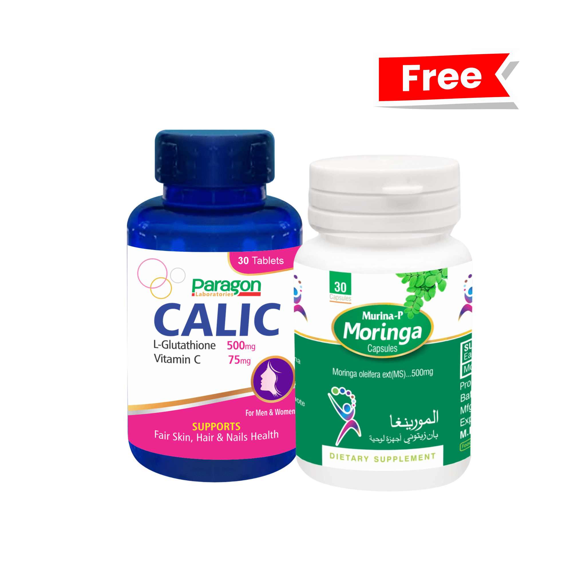 Calic Tablets+ Moringa Capsules - Paragon Laboratories