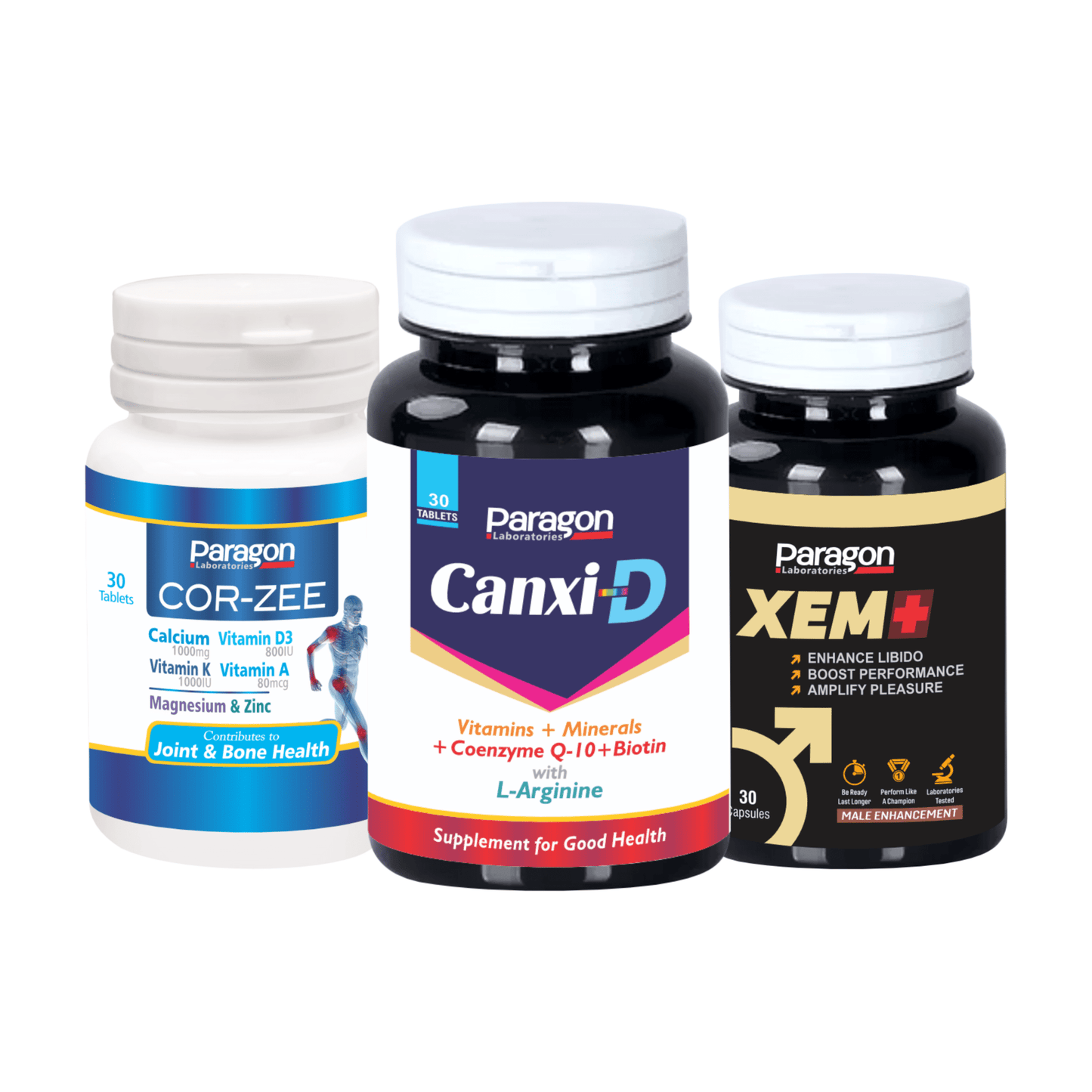 Canxi - D, Xem+, Cor Zee (Power Pack) - Paragon Laboratories