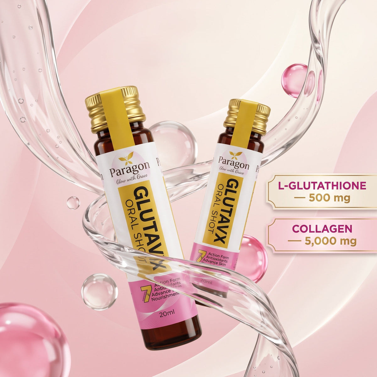 Glutavx Oral Shot (Glutathione oral shots) - Paragon Laboratories