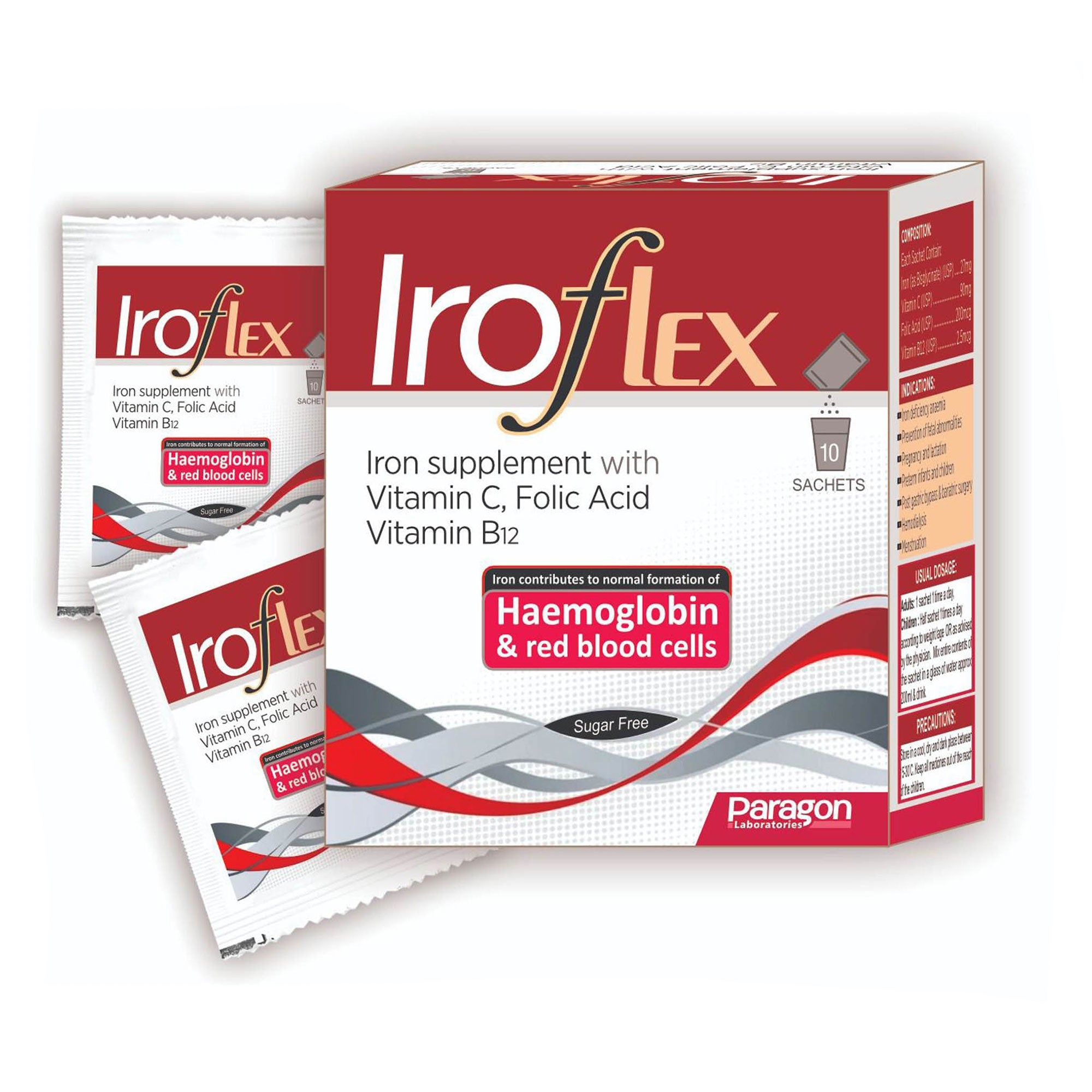 Iroplex Caplets Iroflex Sachet (Iron Sachet) – Paragon Laboratories