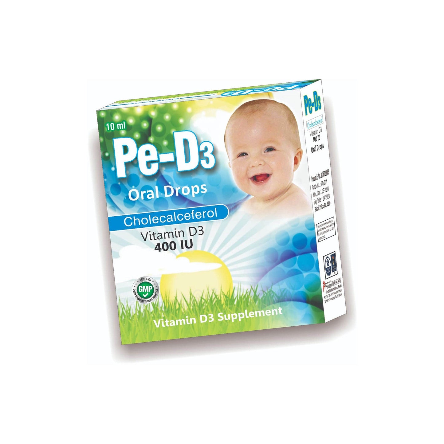 Pe - D3 (Vit D3 Drops) - Paragon Laboratories