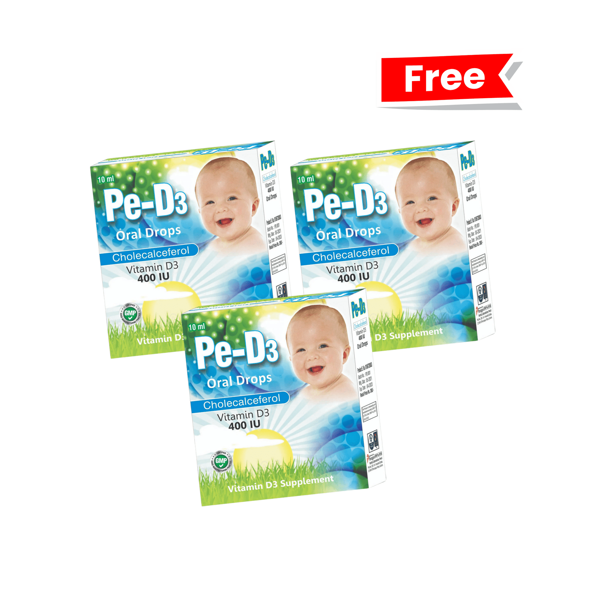 Pe - D3 (Vitamin D3 course for kids) - Paragon Laboratories